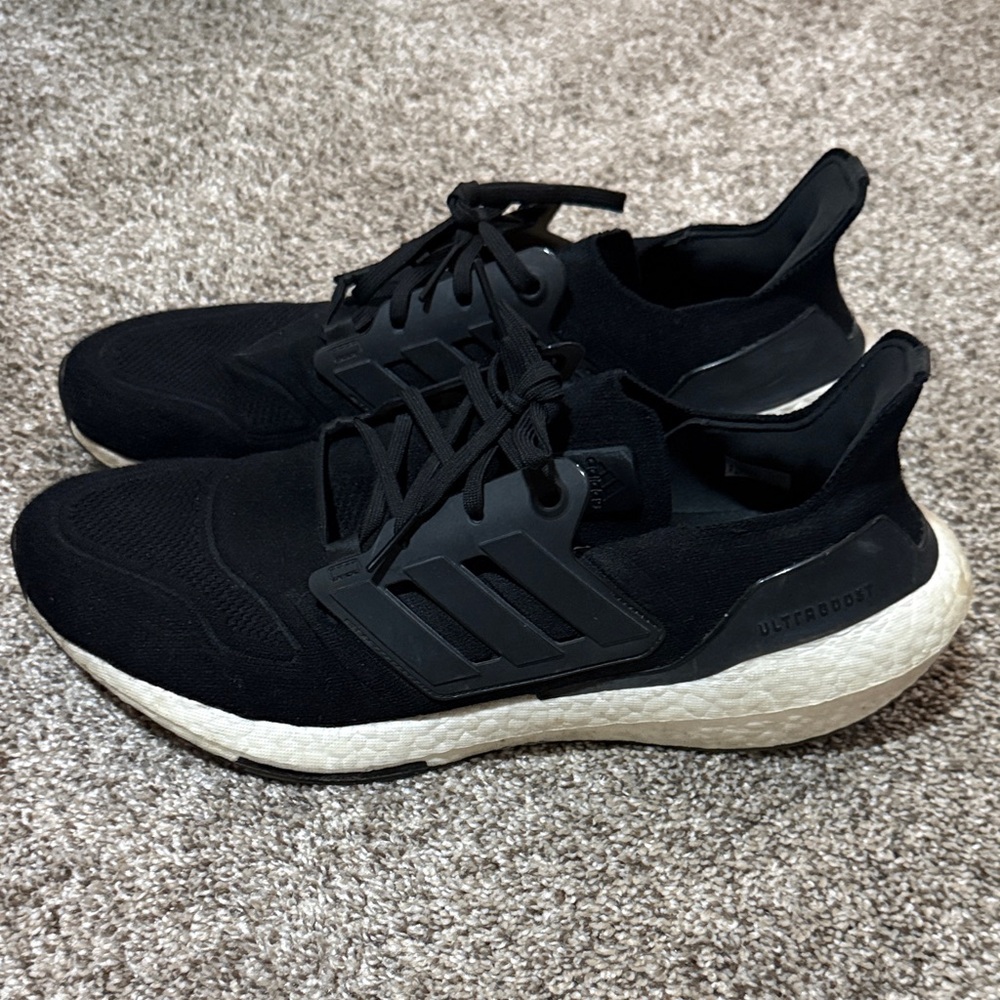 adidas Black & White Ultraboost Athletic Sneakers